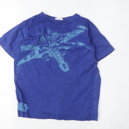 Next Boys Blue Star Wars T-Shirt, Size 7, Graphic Print, Regular Fit