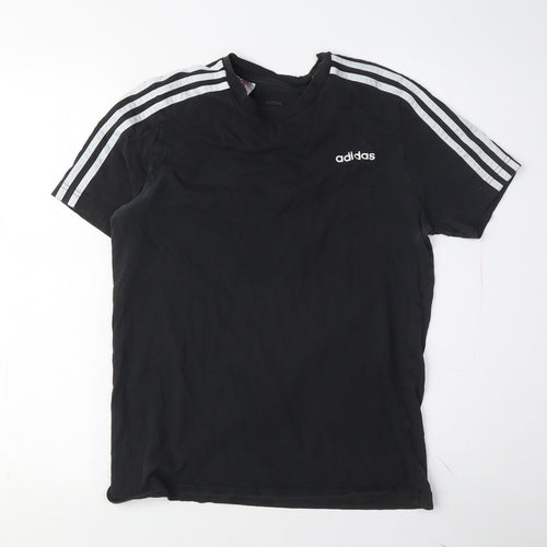 Adidas Men's Black M T-Shirt, Short Sleeve, Logo