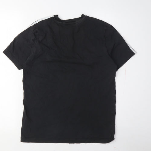 Adidas Men's Black M T-Shirt, Short Sleeve, Logo