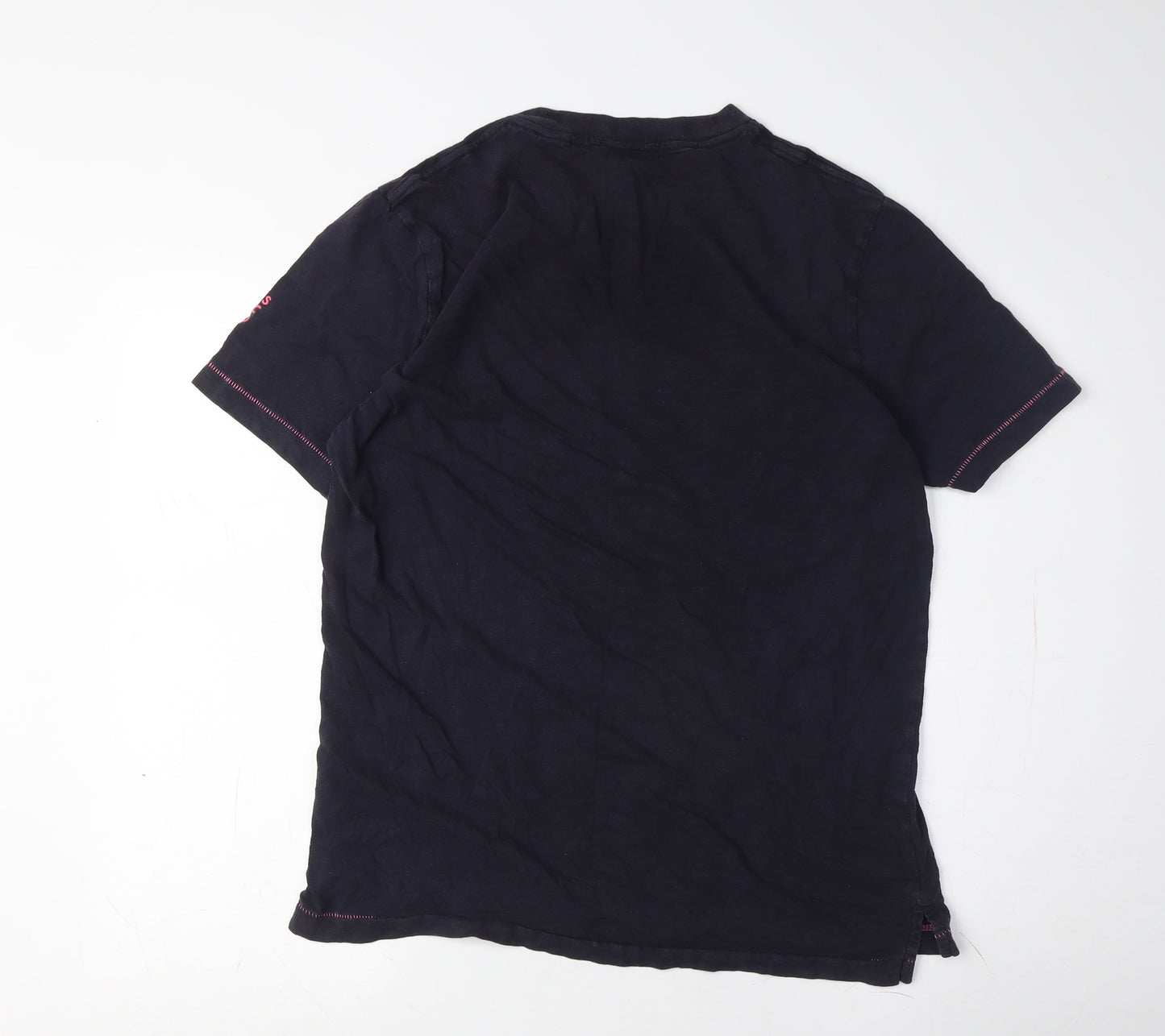 Scotch & Soda Unisex Black Large Sunclub T-Shirt Jersey Style