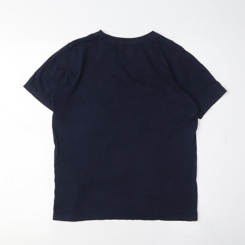 Quiksilver Boys Blue T-Shirt Short Sleeve Logo S
