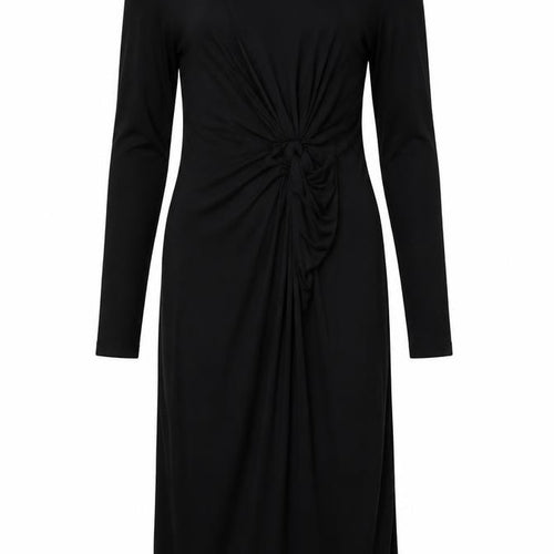 Topshop Women's Black Bodycon Dress, Size 10, Long