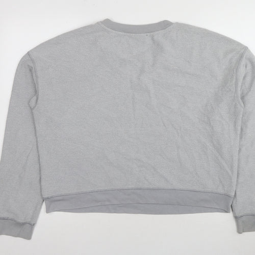 Topshop Women's Grey Pullover Sweatshirt Size 12