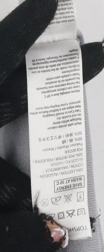 Topshop Women's Grey Pullover Sweatshirt Size 12