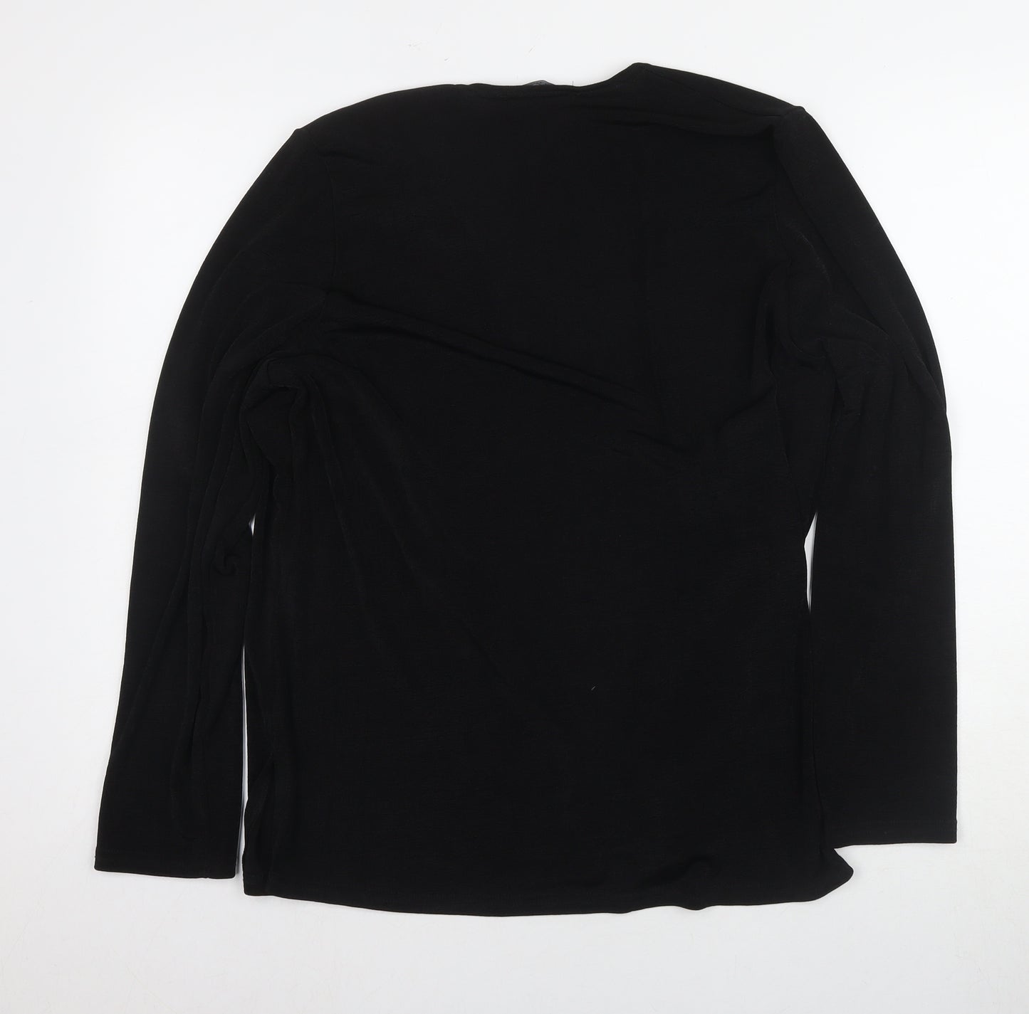 Reflections Women's Black V-Neck Cardigan XL