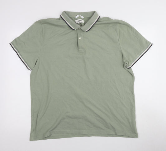 UNIQLO Men's Green XL Short Sleeve Polo Shirt