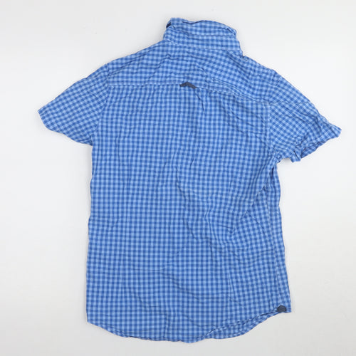 United Colors of Benetton Men's Blue Check Shirt S