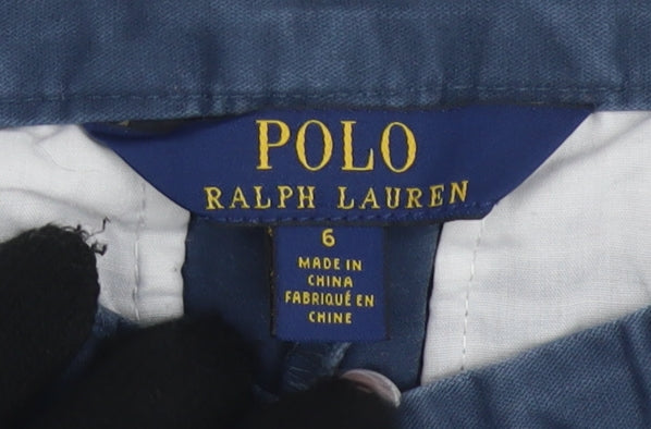 Polo Ralph Lauren Boys Blue Chino Shorts, Size 6 Years