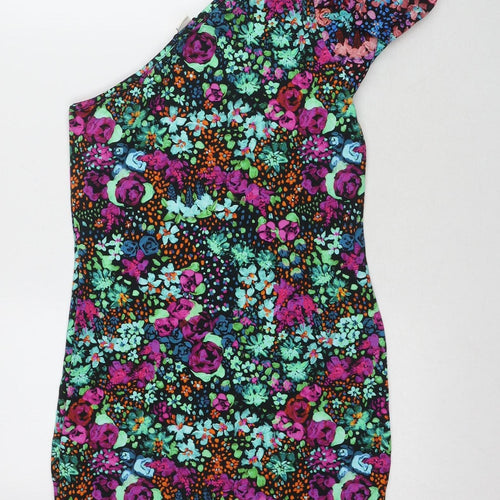 Oasis Women's Multicoloured Floral Shift Dress S