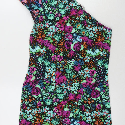 Oasis Women's Multicoloured Floral Shift Dress S