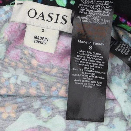 Oasis Women's Multicoloured Floral Shift Dress S