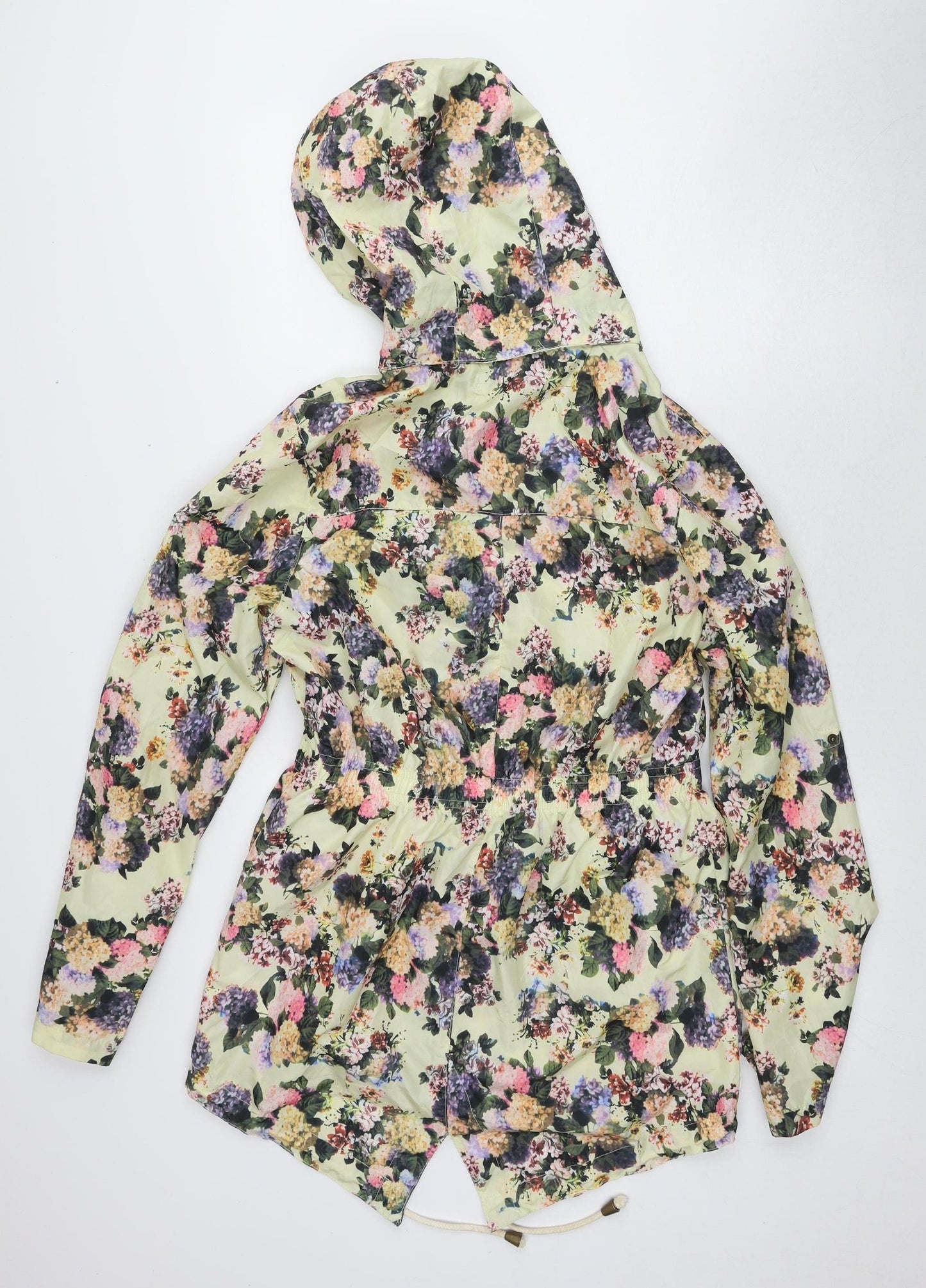 Brave Soul Women's Multicoloured Floral Rain Jacket Size 10