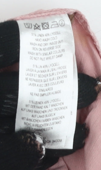 French Connection Women's Pink M Shirt Dress