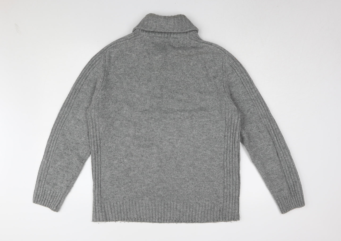 Crew Clothing Co. Women's Grey Jumper Cowl Neck Long Sleeve L
