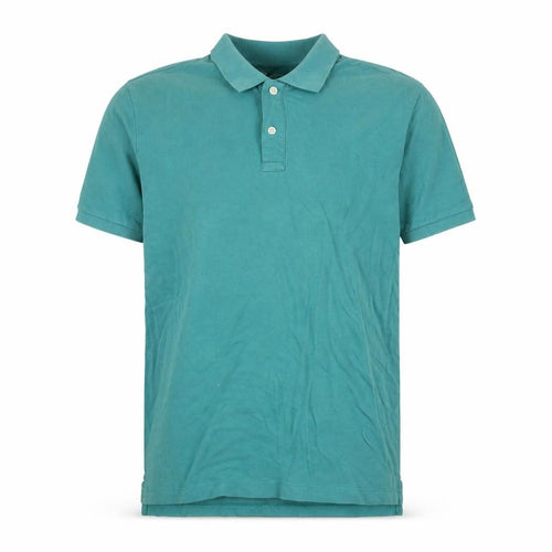 Gap Men's Green Polo Shirt Large Short Sleeve Cotton