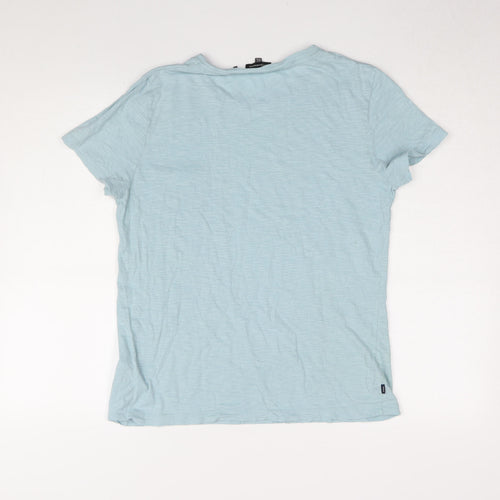 Superdry Women's Blue Short Sleeve Basic T-Shirt