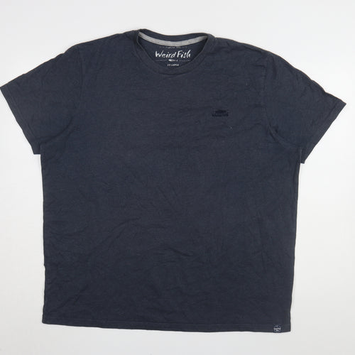 Weird Fish Men's Blue 2XL Crew Neck T-Shirt