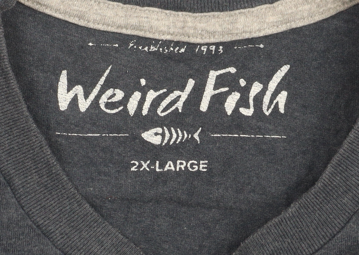 Weird Fish Men's Blue 2XL Crew Neck T-Shirt