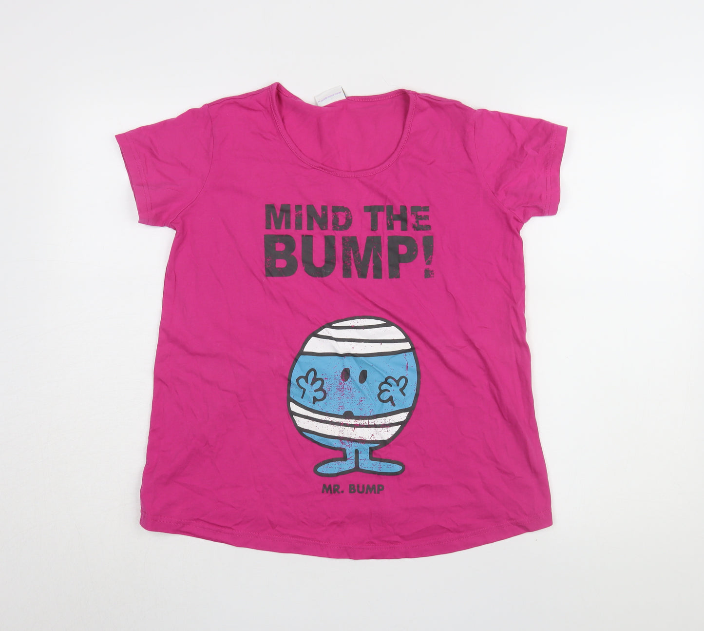 Mothercare Women's Pink Mr. Bump Graphic T-Shirt Size 14