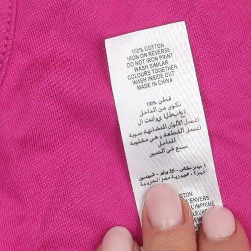 Mothercare Women's Pink Mr. Bump Graphic T-Shirt Size 14