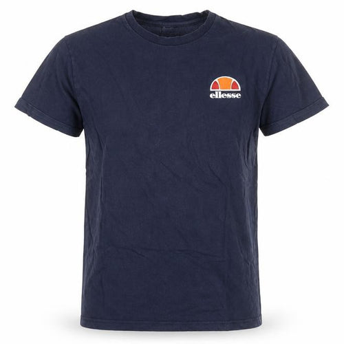 Ellesse Men's Blue S Logo Crew Neck Cotton T-Shirt