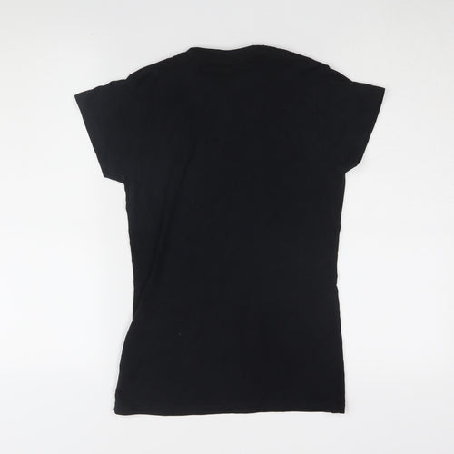UFC Unisex Black T-Shirt, Size S, Casual Crew Neck
