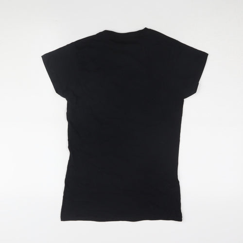 UFC Women's Black T-Shirt S, Sports Casual Top