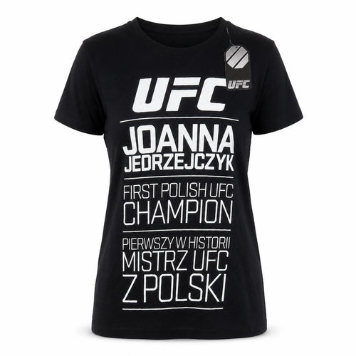 UFC Women's Black Sports T-Shirt, S