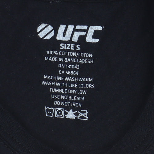 UFC Women's Black Sports T-Shirt, S
