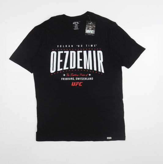 UFC Men's Black Medium Oezdemir Graphic T-Shirt