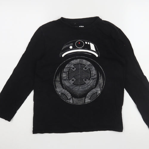 GAP Boys Black Star Wars Long Sleeve T-Shirt 10-11 Years
