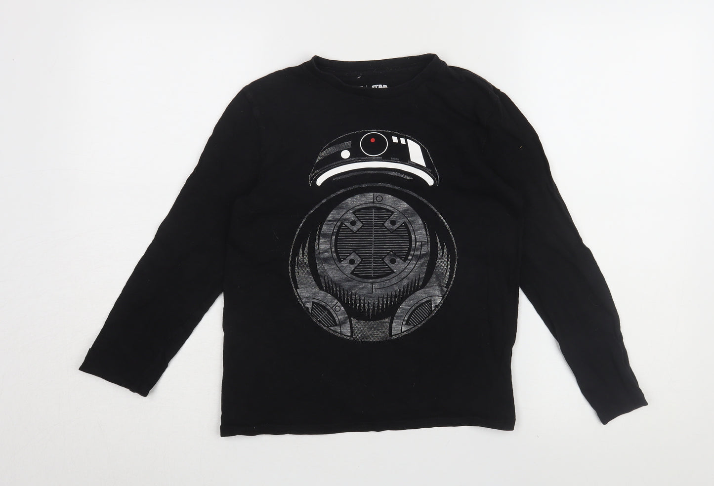 GAP Boys Black Star Wars Long Sleeve T-Shirt 10-11 Years