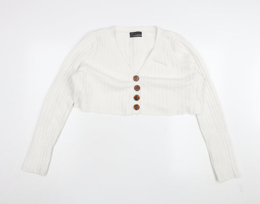 Urban Outfitters Women's White Cardigan L