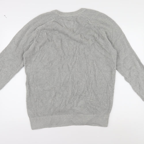 GAP Men's Grey Pullover Sweater, Size L - Excellent