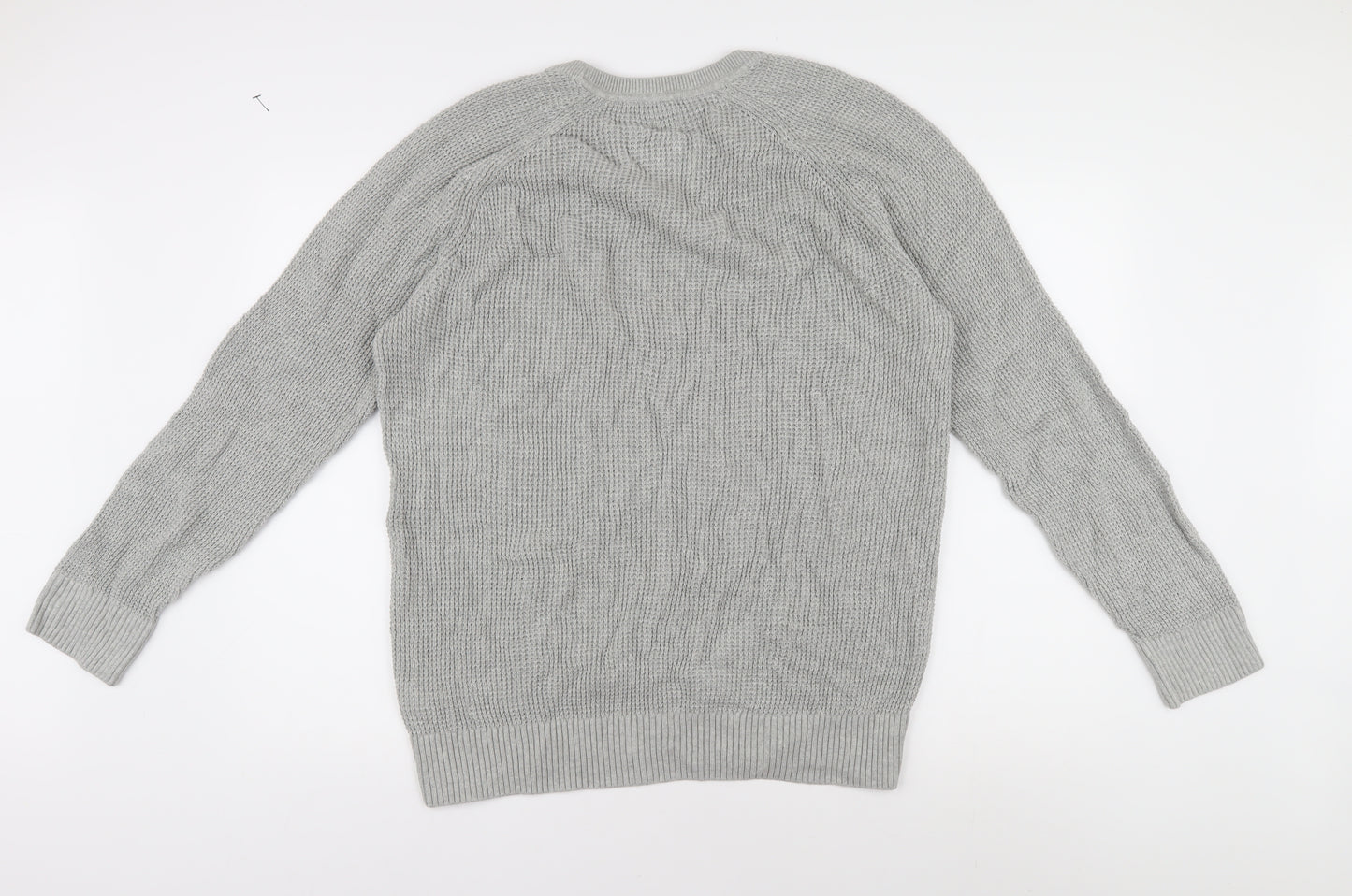 GAP Men's Grey Pullover Sweater, Size L - Excellent