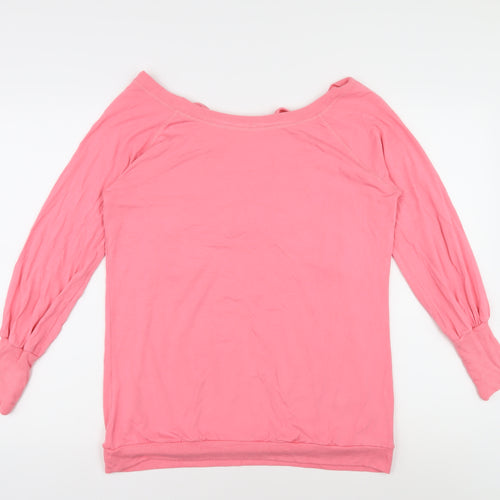 Elle Sport Pink Women's Long Sleeve Top Size 12