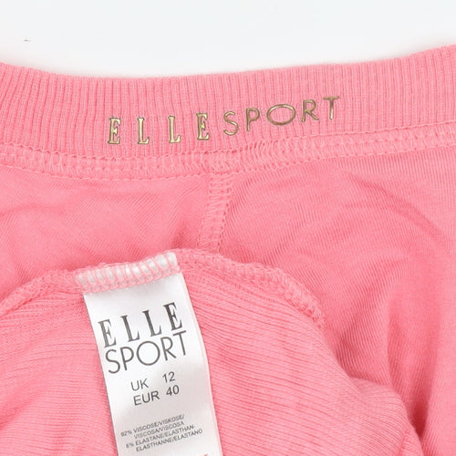 Elle Sport Pink Women's Long Sleeve Top Size 12
