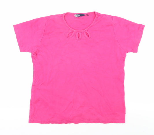 Isle Women's Pink Medium Basic T-Shirt