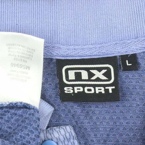 nx Sport Men's Blue Large Polo Shirt