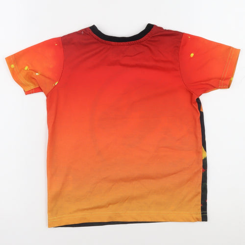 Boys Jurassic World Orange Dinosaur T-Shirt 3-4 Years