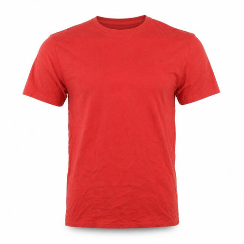 Reiss Men's Red Cotton Crew Neck T-Shirt, Size M