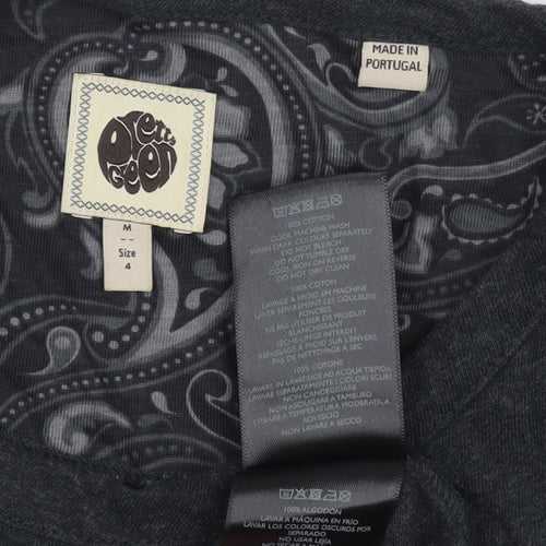 Pretty Green Men's Black M Solid Crew Neck T-Shirt