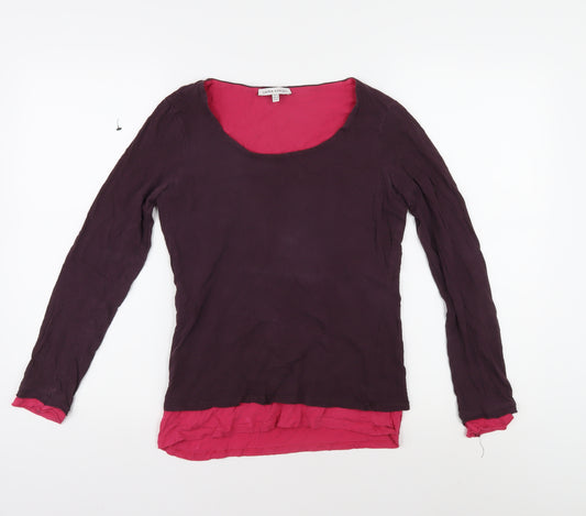 Laura Ashley Women's Red Long Sleeve T-Shirt, Size 12