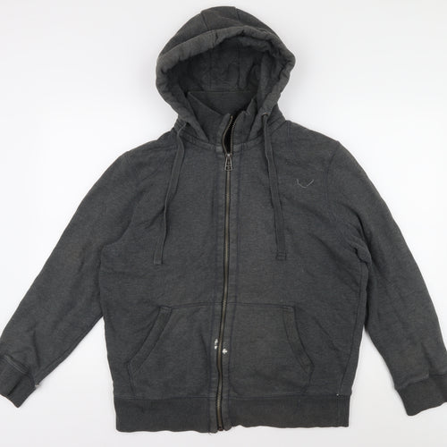 Rocha John Rocha Men's Grey Hooded Puffer Jacket M
