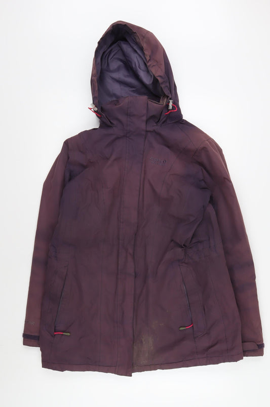 Regatta Women's Purple Waterproof Rain Coat Size 10