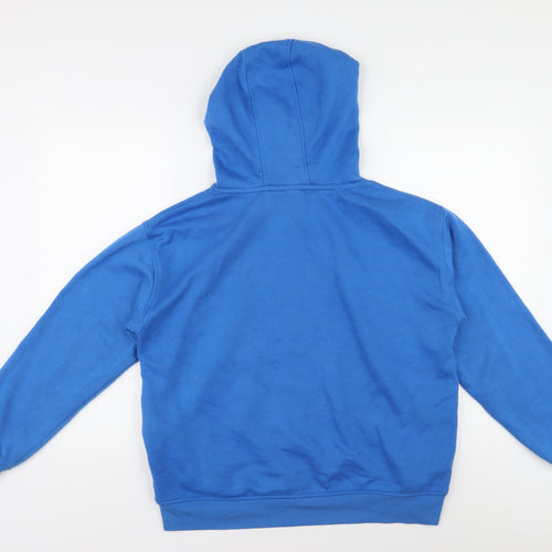 Disney Unisex Blue Pullover Hoodie - M, Cartoon Graphic