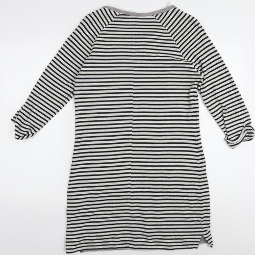Next Women's Black Striped Tunic Jumper, Size 12