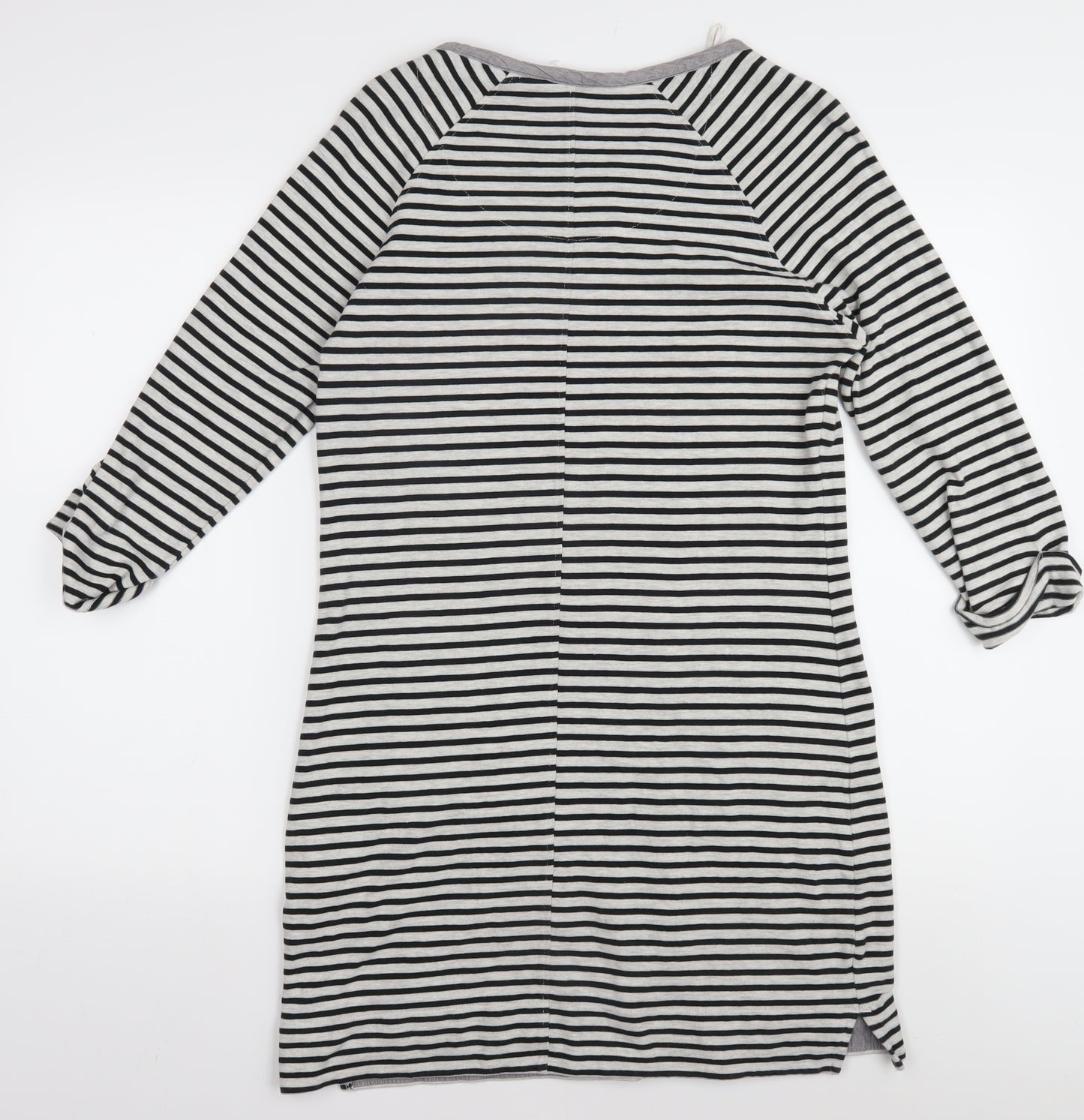 Next Women's Black Striped Tunic Jumper, Size 12