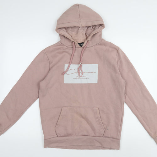 Closure Pink Women's Hoodie S Pullover with Logo