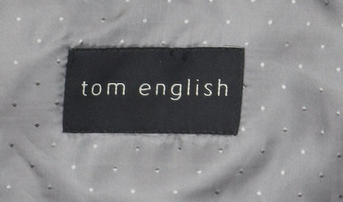 Tom English Men's Black Wool Blazer 38 Regular